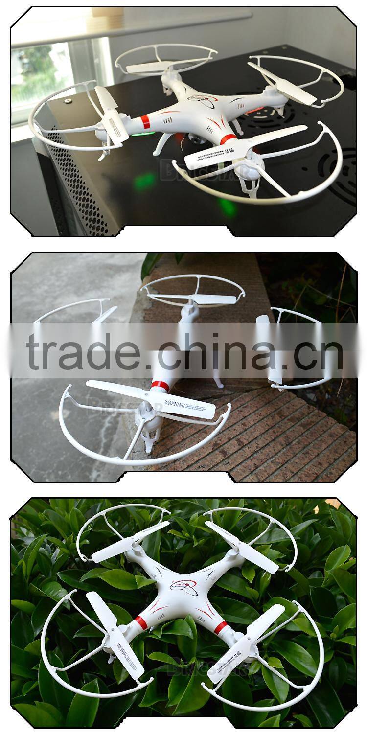 Two control mode 2.4G RC WIFI quadrocopter drone with 0.3MP camera.