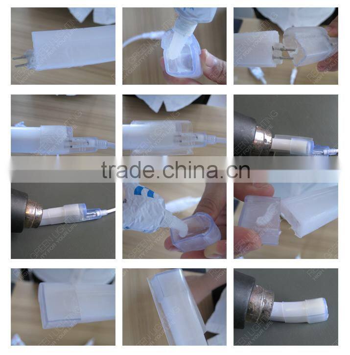 Hot Sales 14*26mm Milky Cover 80leds/m Red/White/Blue/Green 12v/24v/110v/220v LED Decoration Christmas Light Flex Neon Light