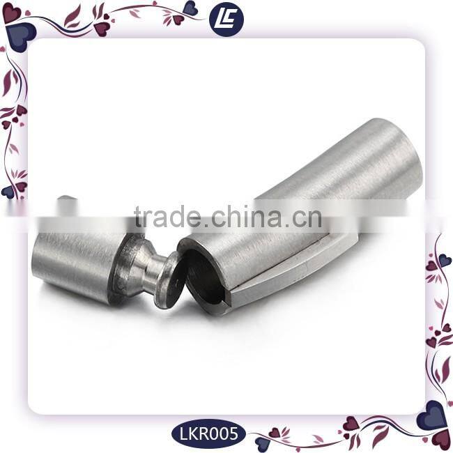 316 stainless steel 5mm magnetic clasp for round leather cord