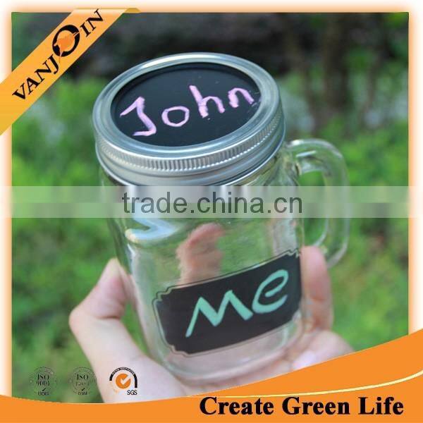 Custom Design 70mm Mason Jar Blackboard Lids Wholesale