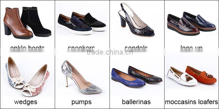 (E1133-3) Classic design crocodile leather comfortable flat casual lace up oxford lady leather shoes with punching holes