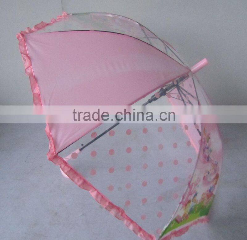 hot sell gift children clear POE umbrella