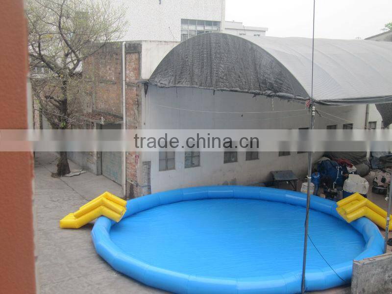 Giant 0.6mm/0.9mmPVC tarpaulin blue Inflatable kids swimming pool for water balls