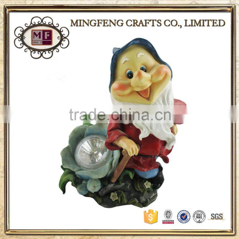 Solar New Resin garden decorative ornaments Crafts light