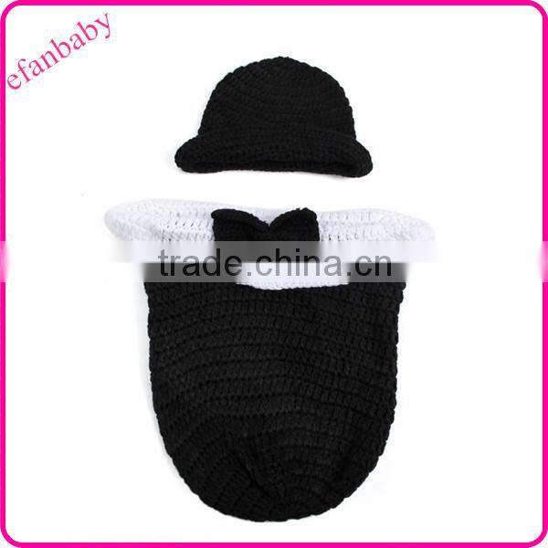 2015 handmade crochet lovely newborn baby boy outfits photo props