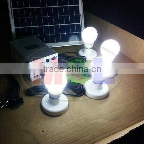 10w solar home lights--phone charger,4 led bulbs,home use
