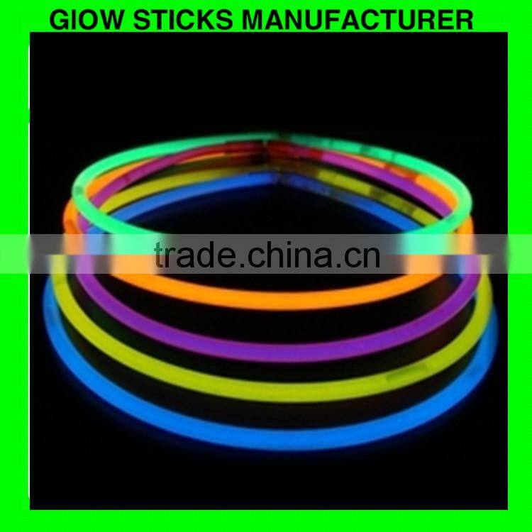 Glow Necklace Made of 22 inch Glow Stick, Wholesale Price for Small order Glow Stick Necklace