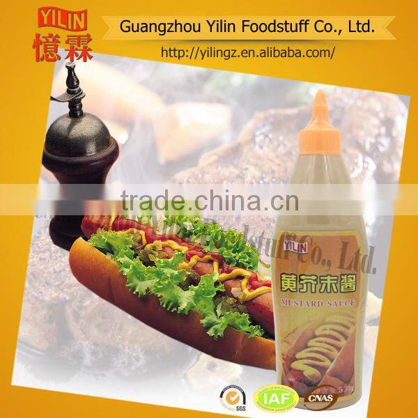 Hot sale in Europe market 35ml glass bottle mustard sauce