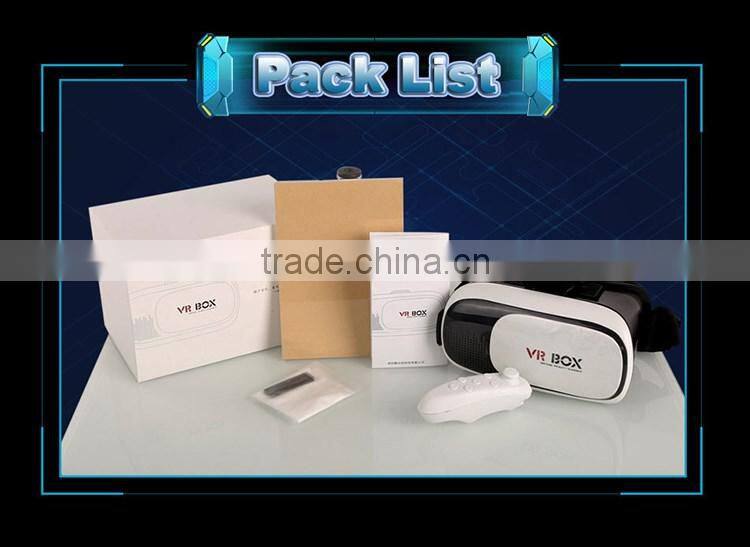 2016 best selling google cardboard Smartphone Headset Virtual Reality VR box 3d video glasses smart phone VR BOX