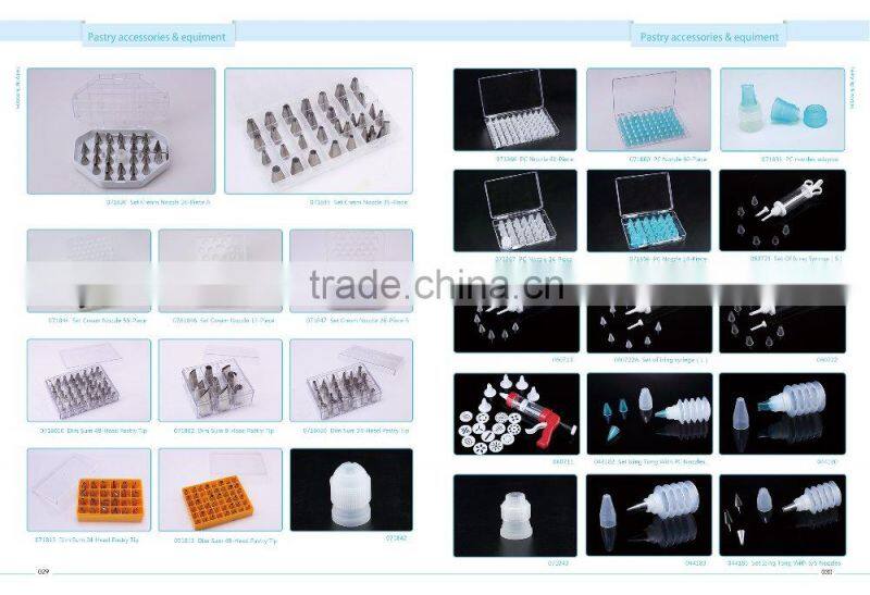 Decoration tool tips nozzle sets piping tips