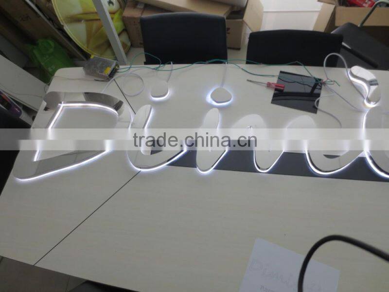 Customized outdoor indoor alphabet letter 3d signs