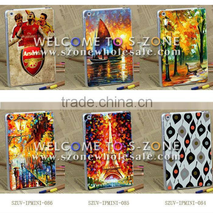 For iPad mini cover case china flower design case
