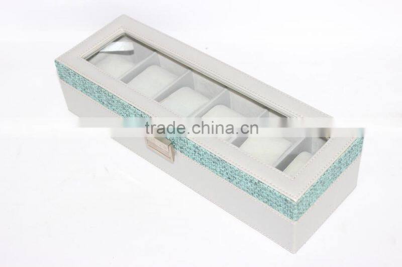 elegant leather watch box