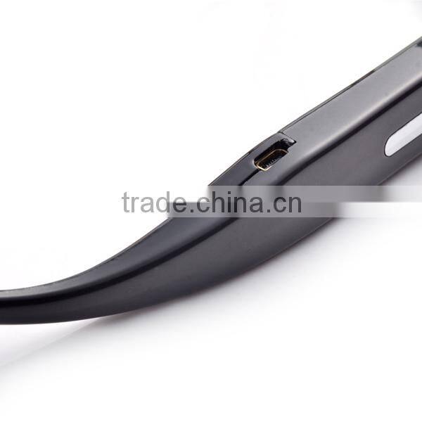 Black wireless hight definition 1080P video glasses full hd covered lens 300mAh battery capacity