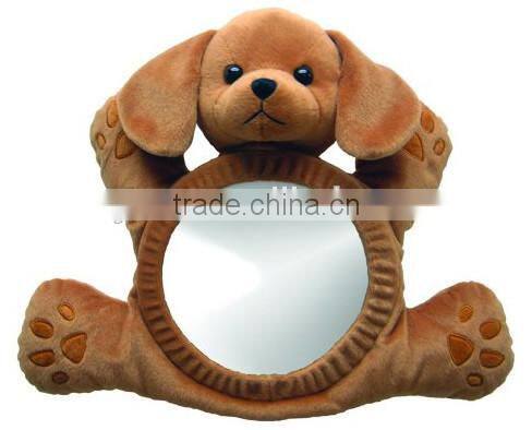 plush baby car mirror/baby bear car mirror/baby car seat/baby mirror car
