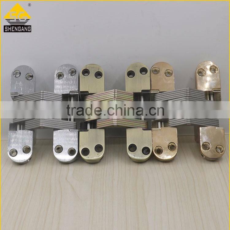 138.8*33.5*50mm zinc alloy easy assembled semi trailer door concealed hinge