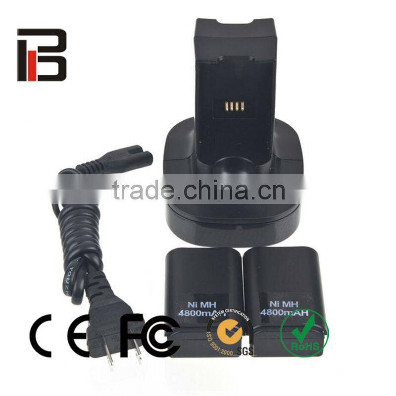 2012 hot item battery charger for xbox360 controller charger dock