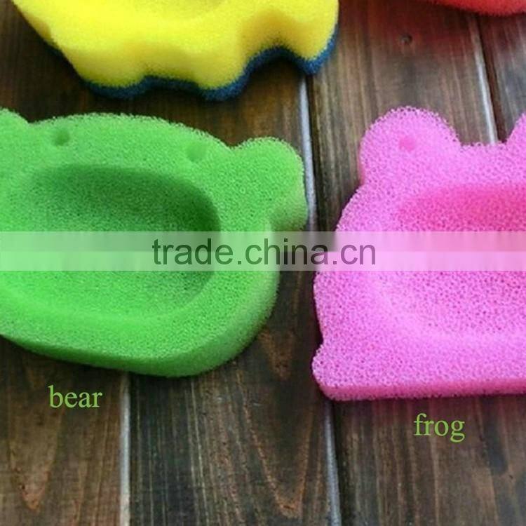 Bathroom accessories soap holder cleaning tool animals style kids sponge