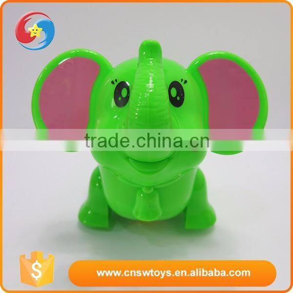 Special moments share with kids green cute elephant B/O toys with light and music