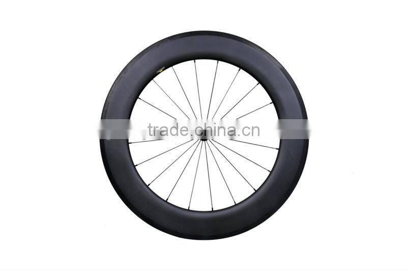 100% hand build bicycle wheels 700c carbon bike wheels 700c 88mm clincher, 700C 88mm Clincher Carbon Wheelset Road Bicycle