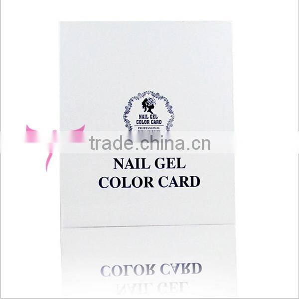 120 Spaces Nail Polish Color Book/ chart/ Card Nail Tech Book