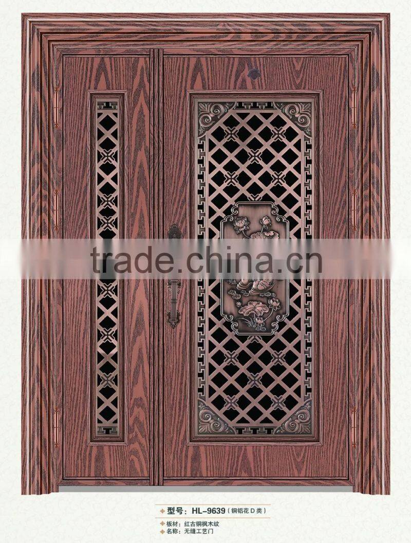 High Quanlity Cheap Turkey style stainless security steel seamless door