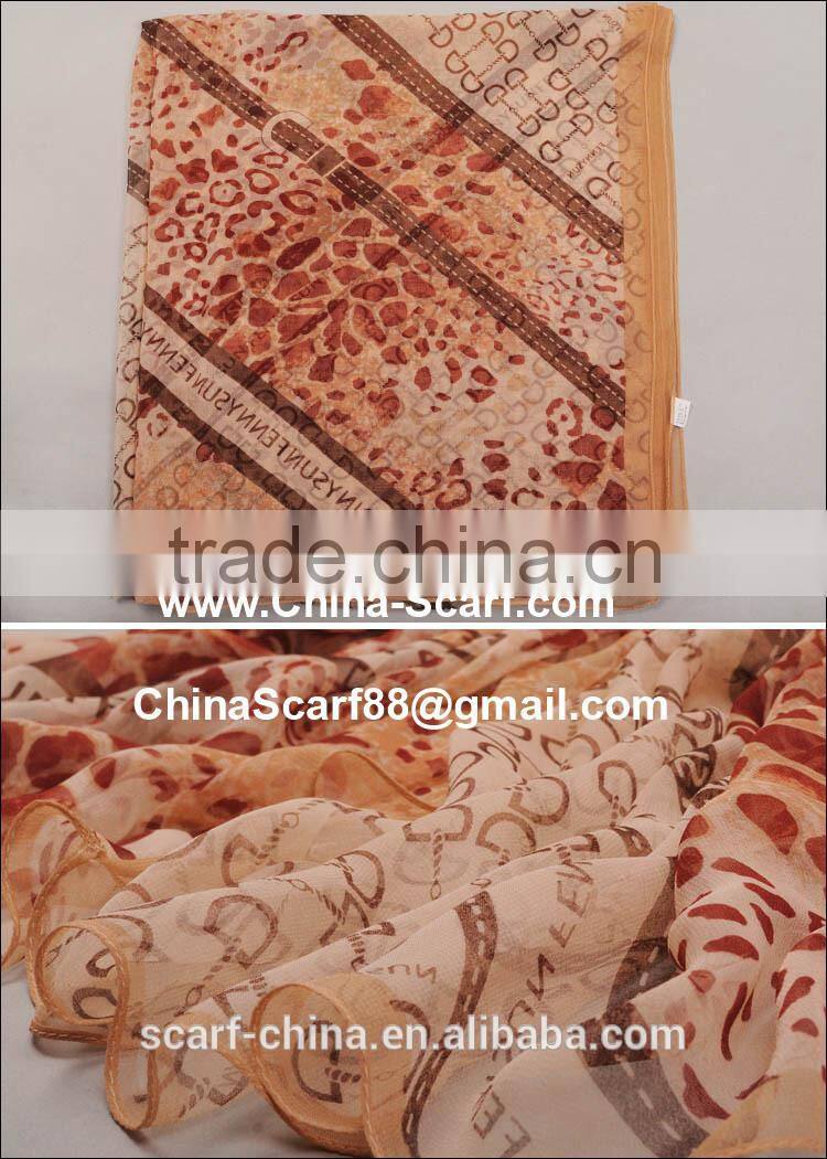 Georgette scarves wholesale