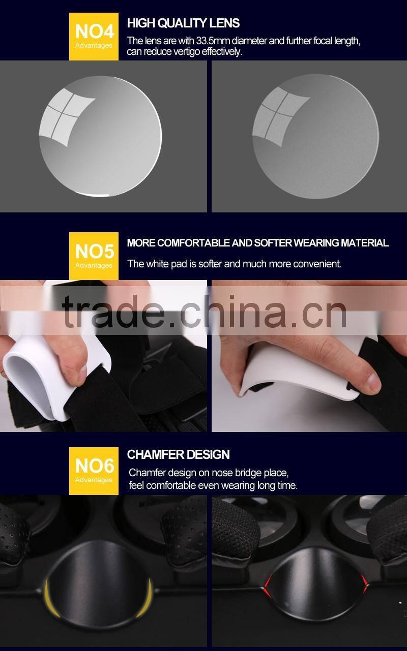 Plastic cardboard 3D Vr Virtual Reality case Figment VR/vr box for mobile phone