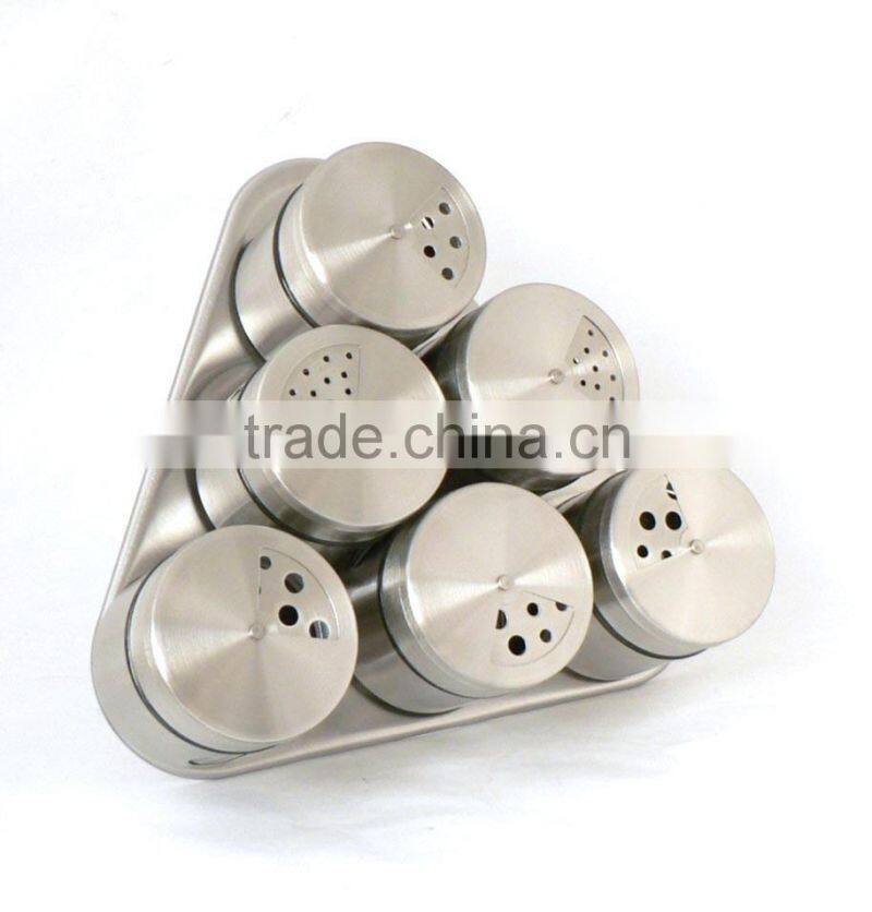 Salt & Pepper Shaker Glass Spice Jar Set With Metal Lids