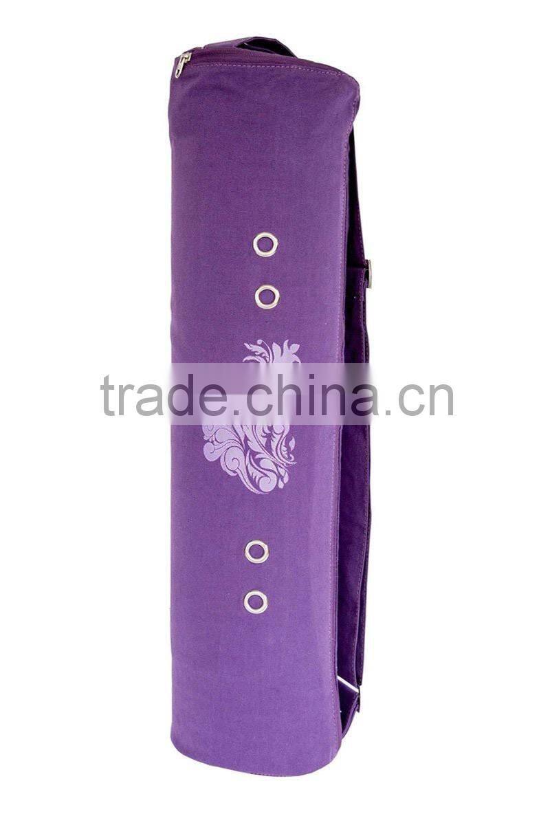 Wholesale Custom Full Zip Polyester Cargo Pocket Gym Carrying Bag Yoga Mat Bag