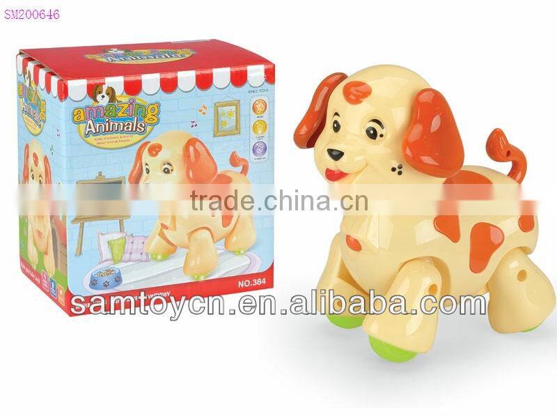 Walking cartoon elephant music dancing light toy for kids