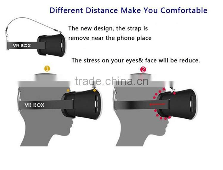 2016 Newest Creative VR headset 3D Video Glasses Virtual Reality for Smartphones