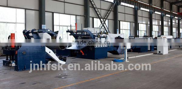 Recoiled coil weight 15000kgs automatic slitting machine