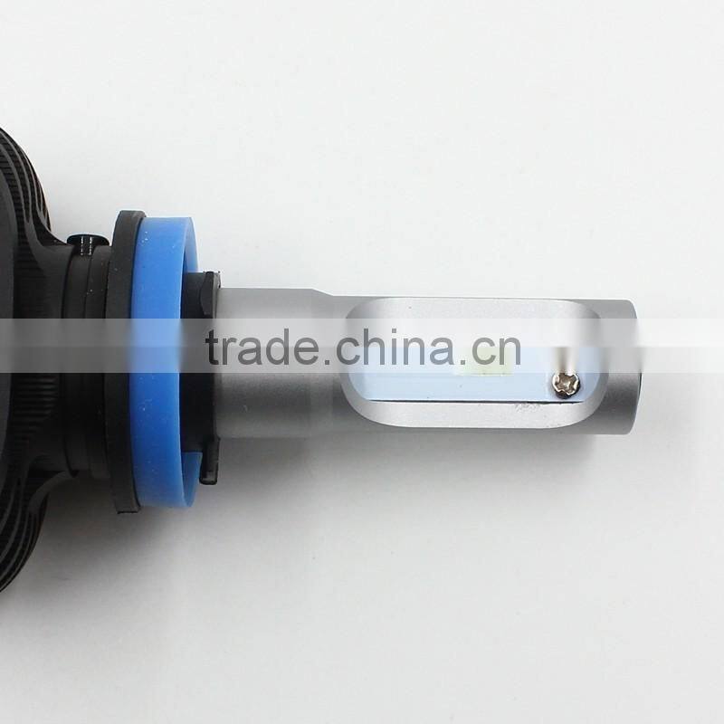 factory wholesale 8000LM N1 LED Headlight conversion kit H7 H8 H9 H11 PSX24 PSX26 Car LED Head lamp Bulb replacement headlamp