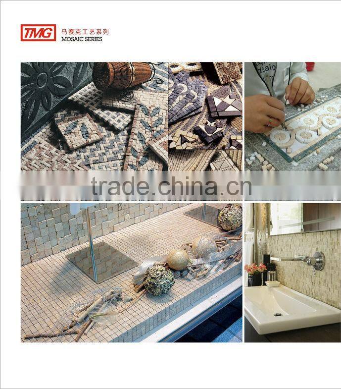 Beige Marble Stone mosaic For Hotel Use