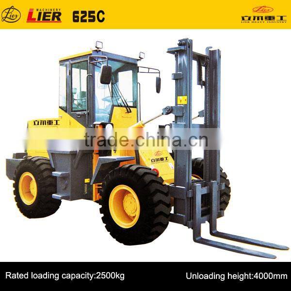 2.5t four-wheel LIER-625C forklift truck