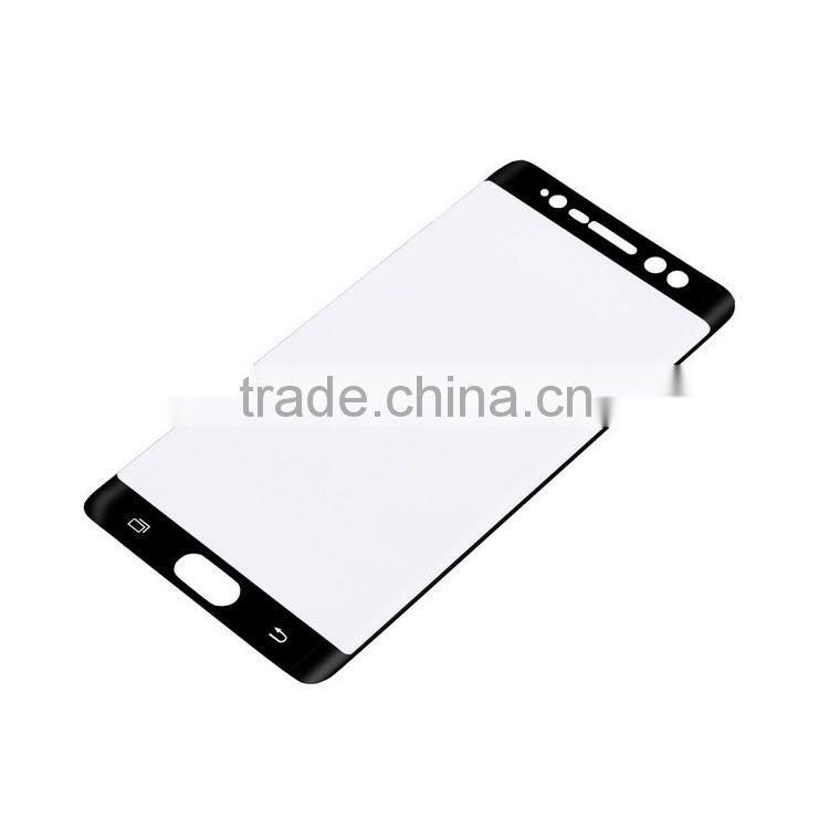 Factory Directly Wholesale Mobile Phone 3D Full Cover Tempered Glass Screen Protector For Samsung Note 7