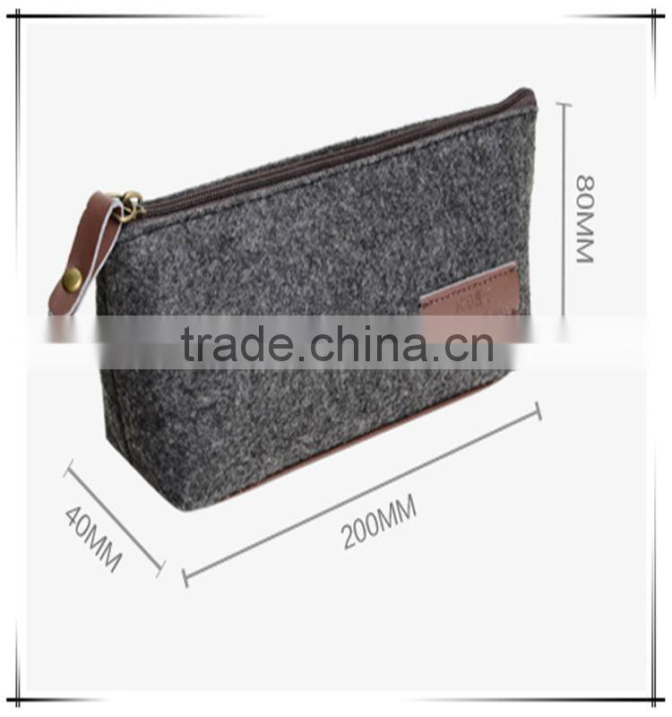 Handmade Felt Kids Bag,Felt Box With Zipper In Rectangle