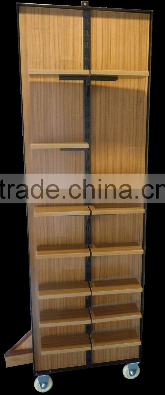 Floor Standing Movable Melamine MDF Shelves for Shoes