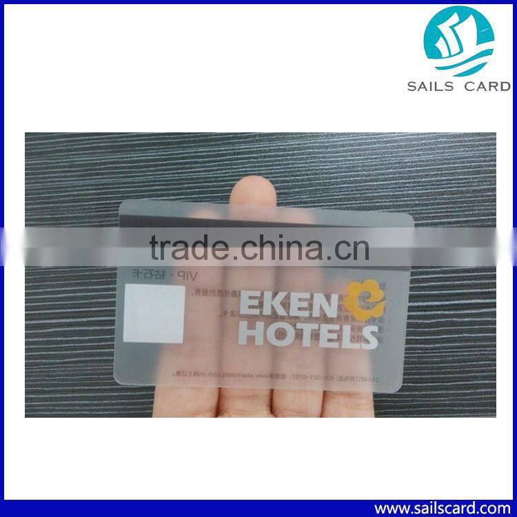 Hot Selling Transparent Plastic Business Cards With Good Price