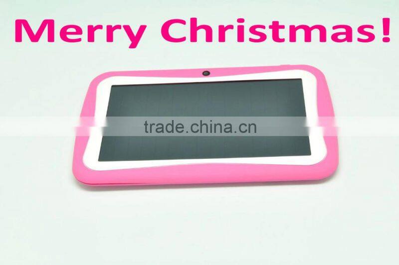7 inch RK3126 quad core rubber cover tablet pc for kids