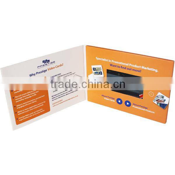 Bulk custom graphics video business card