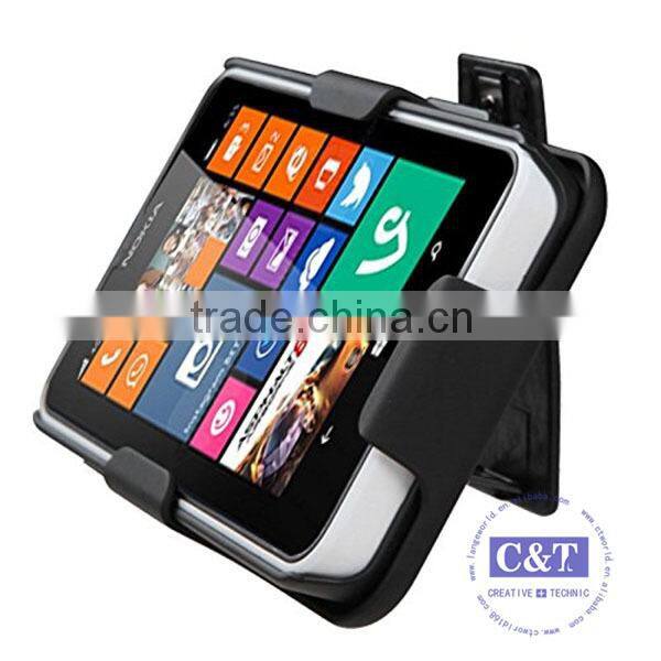 C&T Hard plastic kickstand armor case for nokia lumia 630 635