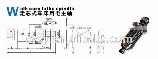 New high speed belt driven grinding spindle motor