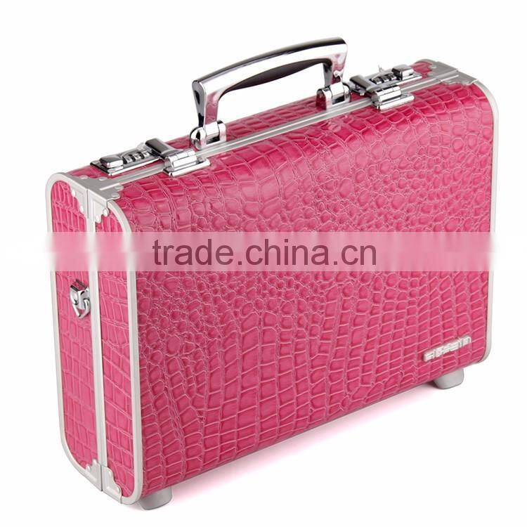 Personalized Custom Combination Lock Hard Side Cosmetic Case