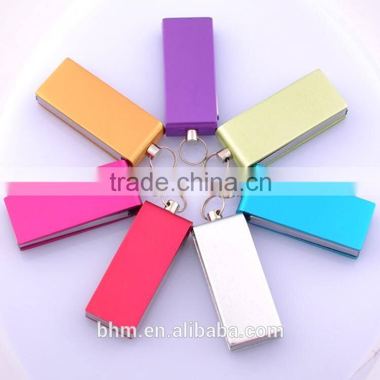 Popular USB 2.0 swivel metal usb flash memory,4GB/8GB/16GB USB flash drive