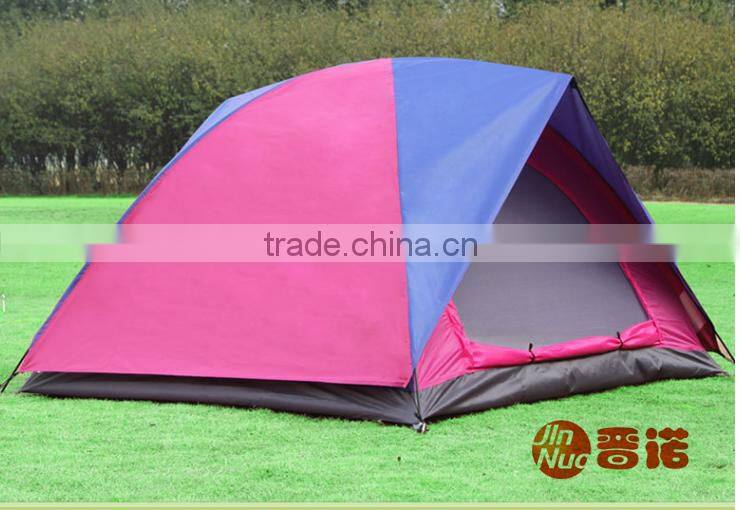 2 Person Double Layer Single Door Camping Tent