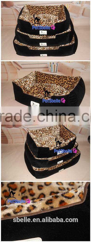 New design leopard print dog bed
