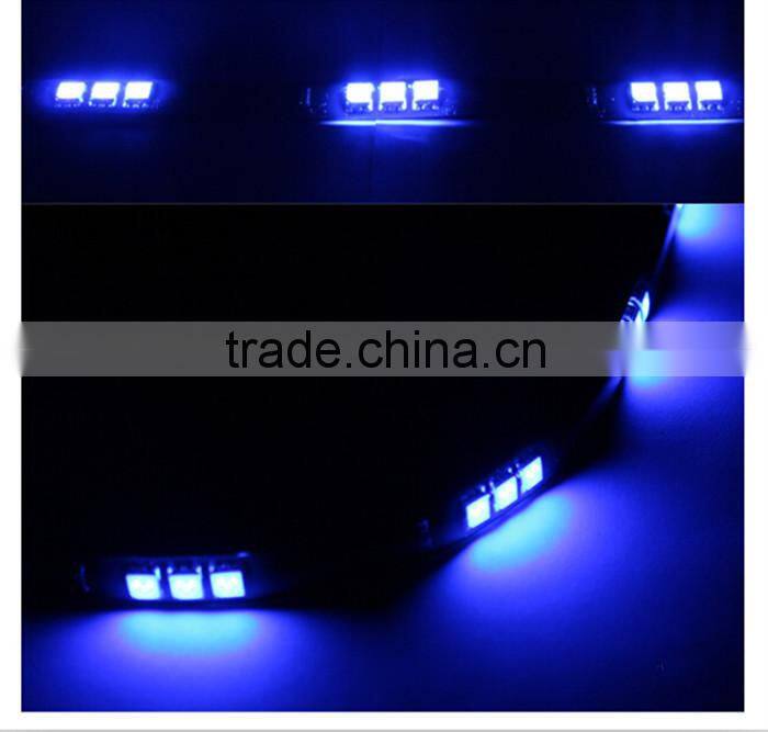 2015 Whole sale Car Truck 12V 5050 15SMD Flexible Led Strip Light Waterproof