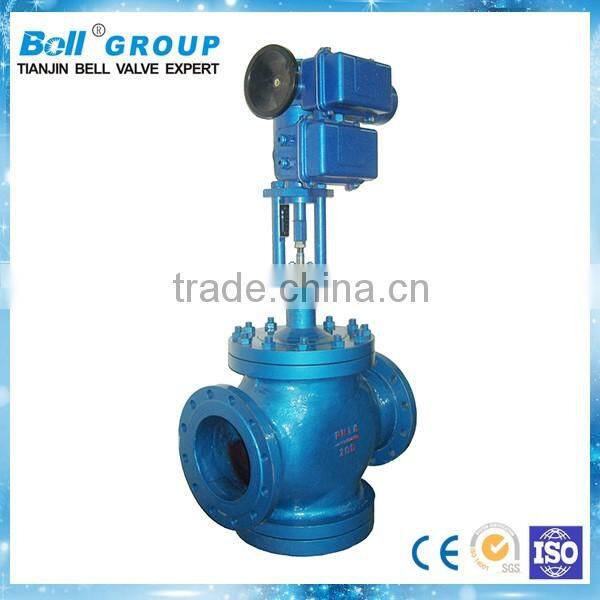 ductile iron electric 3 way control valve